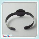 Flat Unique Brass Bracelet Base - ID4737