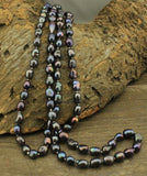 Long Pearl Necklace Peacock Freshwater Pearl Jewelry Gift