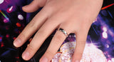 Tibetan Silver Ring Men Women Wedding Couple Gift Charming Female Jewelry