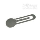 30PCS Silver Tone Clip Bookmarks Jewelry Findings
