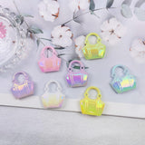 Plated Macaron Bag Hanging UV Pendant Acrylic DIY Ring Key Chain