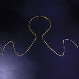 Rhinestone Headband Tassel Hair Chain Jewelry for Women