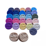 100pc Silicone Teething Beads for DIY Pacifier Necklace Baby Teether