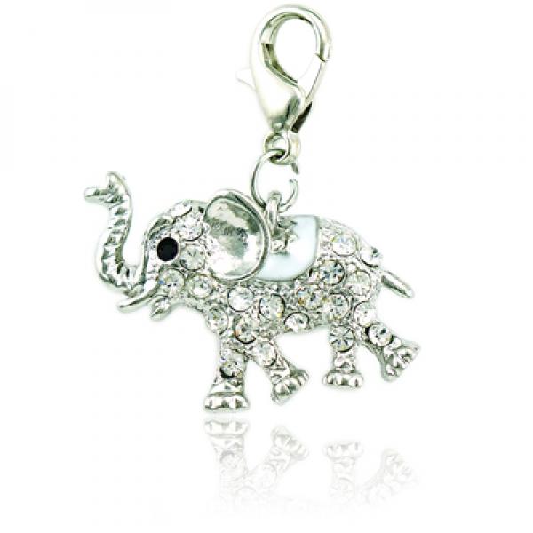 Animal Charms with Lobster Clasp Rhinestone Dangle DIY Jewelry Making