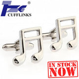 Music Note Cufflink Cuff Link Set 2 Pairs
