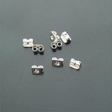36 pcs/Set Silver Plated Earring Back Stoppers Jewelry Accessories