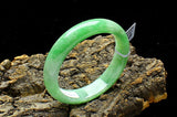 Pure Myanmar Jade A-Class 54-62mm Green Bracelet Princess Bracelet