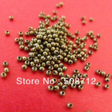 2000pcs Bronze Rondelle Crimp Copper End Spacer Beads 2.4mm