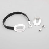 5 Sets Gold/Silver Half Cuff Clasp Hooks for 10mm Flat Leather Cords