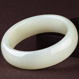 Zheru Hetian Jade 54-64mm Bracelet Princess Jewelry Gift for Mother and Girl