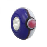 925 Silver Large Hole 3D Glass Elf Beads for European Bracelet