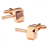 C-MAN Shirt Golden Hammer Cufflink for Men's Cuff Buttons