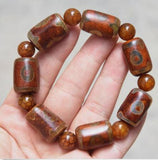 22x16mm Tibet Oldagate Chakra Stone Bracelet Bead