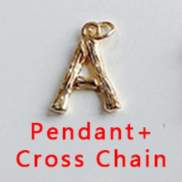 925 Silver Letters Pendant Necklace Women's Jewelry