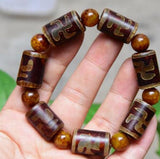 22x14mm Tibet Agate Chakra Stone Bracelet Bead