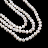 10-11mm Potato Freshwater Pearl Strands DIY Beads Natural Pearl Necklace