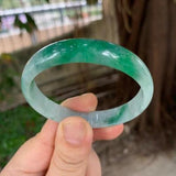 Natural Burmese Jade 54-62mm Bracelet Princess Jewelry Gift