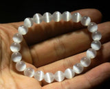8mm Selenite Beads Bracelet Gemstone Reiki Healing