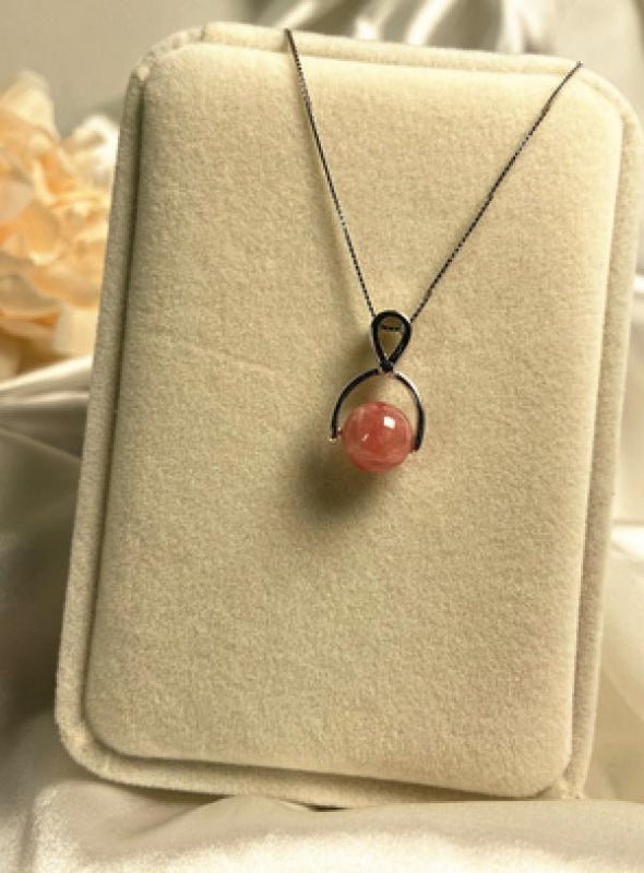 Red Rhodochrosite Pendant Jewelry Luck Love Gift Beads Stone Crystal Gemstone