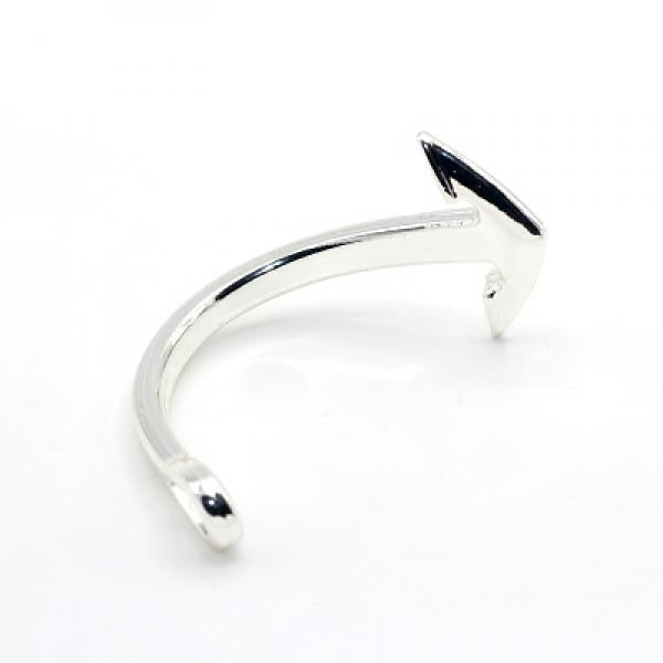Zinc Alloy Anchor Charms for DIY Leather Bracelet Making