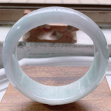 Zheru Natural Burmese Jadeite 54-64mm Light Bracelet Princess Jewelry
