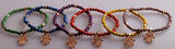 Square Beads Bracelet with Fatima's Hand Charm