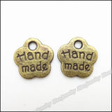 300pcs Vintage Flower Charms Antique Bronze Jewelry Making DIY
