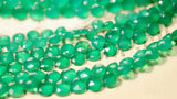5pc Heart Faceted Loose Beads - Chalcedony Amethyst Sunstone Iolite