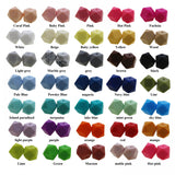 100pcs Mini Hexagon Silicone Beads Baby Teether BPA DIY Necklace