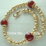 Red Stone Bracelet B85 - Vacuum Plated