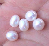 5PC 12x10 MM NATURAL SOUTH SEA LOOSE PEARL