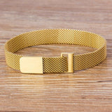 Stainless Steel Magnetic Mesh Strap Bracelet Watch 7 Colors Choice Men Women