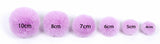 10PCS Faux Fur Pompom for DIY Keychain Shoes Hat Pom Pom Crafts 6/7/8/10cm