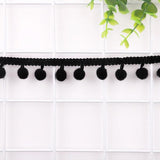 2/5/10 Yds Pom Pom Trim Ball 12mm MINI Pearl Pompom Fringe Ribbon Lace Craft DIY