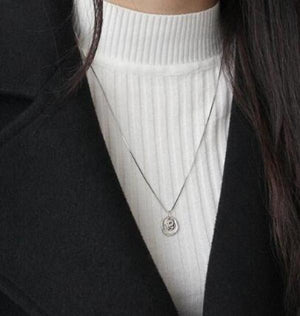 SHANICE S925 Snake Pendant Silver Necklace for Women