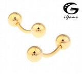 iGame Supply Ball Cuff Links 2 Colors Option Double Side