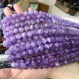 10mm Natural Amethyst Round Crystal Beads for Jewelry Making