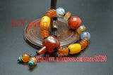 Tibetan Stone Charms Wrist Malas 5pc/lot