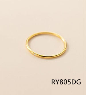 S925 Sterling Silver Zircon Rings for Women