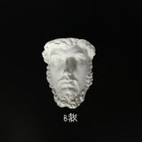 Resin Plaster Portrait Solid Face Brooch Necklace DIY Jewelry Materials