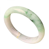 Zheru Jewelry Natural Burmese Jade Bicolor 54-64mm Bracelet Princess Jewelry