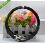 50Pcs Stainless Steel Necklace Cord DIY Chain Cords 18inch