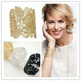 Vintage Leaves Charms Bangles Bracelet for Women