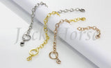 Stainless Steel Floating Charm Locket Bracelet Chain