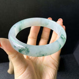 Zheru Jewelry Natural Myanmar Jadeite 54-64mm Bracelet Princess Jewelry