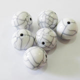 Chunky Acrylic Solid Crack Beads - 12mm 500pcs/lot /20mm 100pcs/lot