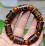 22x14mm Tibet Agate Chakra Stone Bracelet Bead