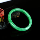 Pure Myanmar Jade A-Class 54-62mm Green Bracelet Princess Bracelet Gift
