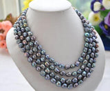 4Row NATURE BAROQUE Freshwater Pearl Necklace