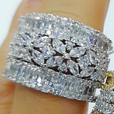 Bold Statement Rings for Women Cubic Zirconia CZ Accessories